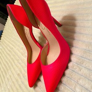 Hot/Neon Pink Jessica Simpson Pumps